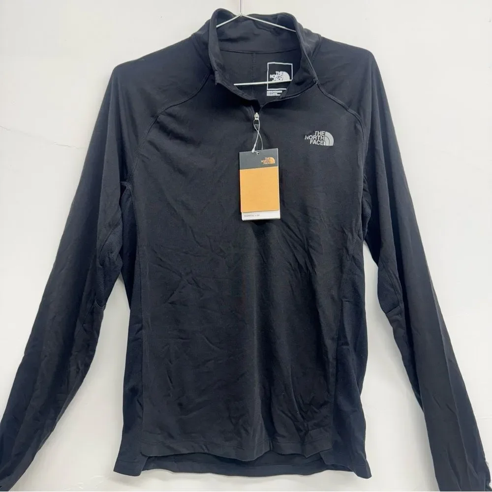 The North Face Men's  1/4 Zip Pullover in BLACK